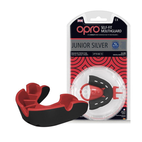 

Капа боксерская OPRO Junior Silver Black/Red (2980)