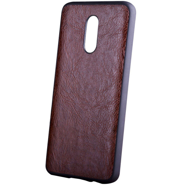 

Противоударный Защитный Кожаный Чехол - Накладка Epik PU Retro classic для OnePlus 8 Термополиуретановый / Фактурный / Темно-коричневый