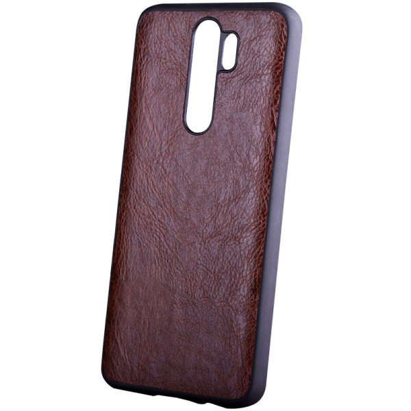 

Противоударный Защитный Кожаный Чехол - Накладка Epik PU Retro classic для Xiaomi Redmi 9 Термополиуретановый / Фактурный / Темно-коричневый