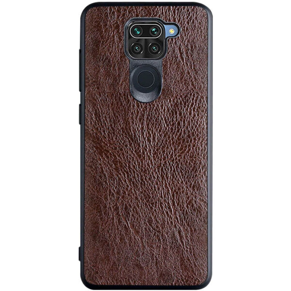 

Противоударный Защитный Кожаный Чехол - Накладка Epik PU Retro classic для Xiaomi Redmi Note 9 / Redmi 10X Термополиуретановый / Фактурный / Темно-коричневый