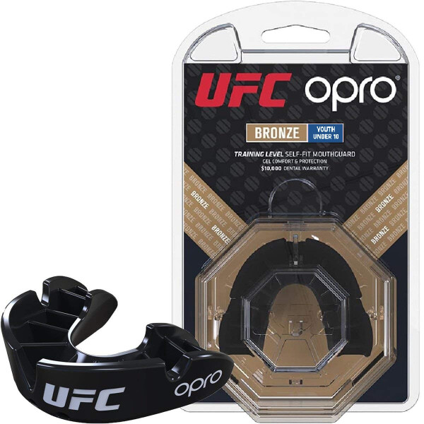 

Капа боксерская OPRO Junior Bronze UFC Hologram Black (2977)