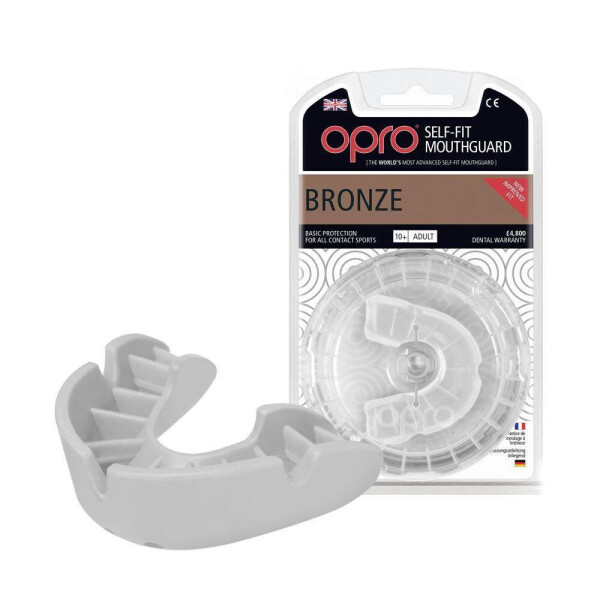 

Капа боксерская OPRO Bronze While (2970)