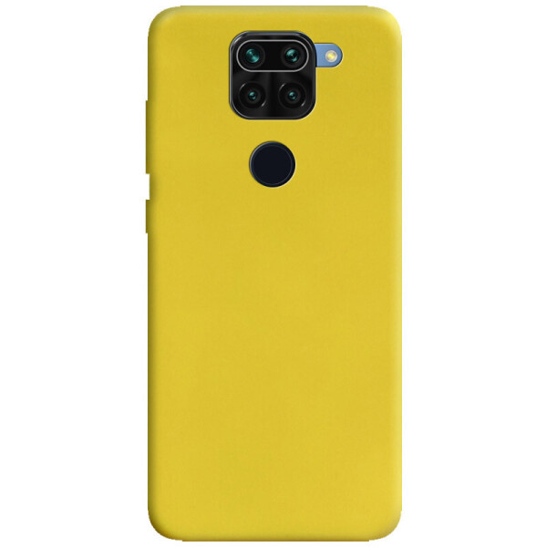 

Противоударный Защитный Чехол - Накладка Epik Candy для Xiaomi Redmi Note 9 / Redmi 10X Силиконовый Термополиуретан / Матовый / Желтый