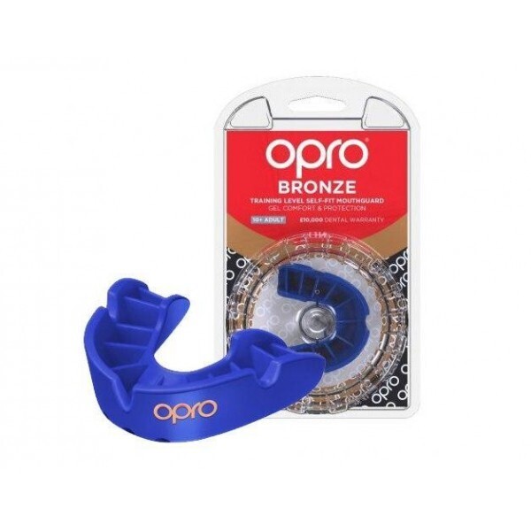 

Капа боксерская OPRO Bronze Blue (2967)
