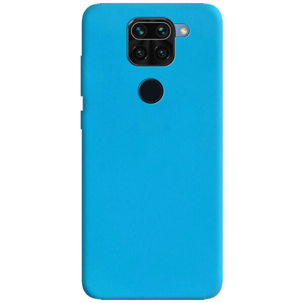 

Противоударный Защитный Чехол - Накладка Epik Candy для Xiaomi Redmi Note 9 / Redmi 10X Силиконовый Термополиуретан / Матовый / Голубой