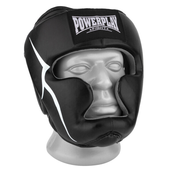 

Боксерский шлем тренировочный PowerPlay 3066 PU + Amara Черный M (2927)