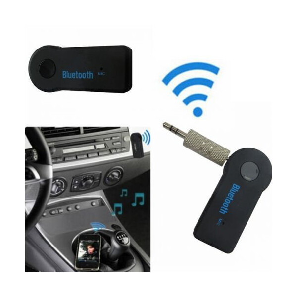 Акція на Авто адаптер ресивер магнитолы Mhz Bluetooth AUX MP3 WAV (52105) від Allo UA
