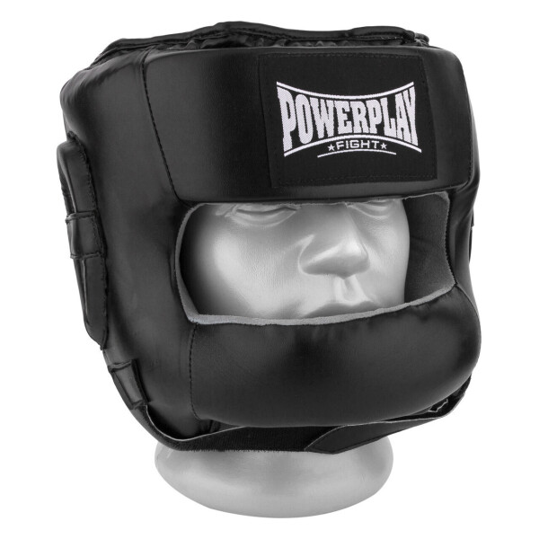

Боксерский шлем тренировочный PowerPlay 3067 с бампером PU + Amara Черный XL (2931)