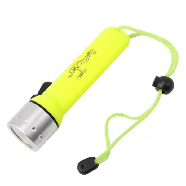 

Ручной фонарь подводный для подводного плавания, дайвинга и охоты PF 02 Yellow