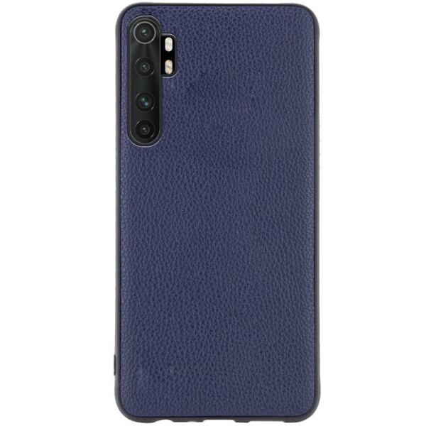 

Противоударный Защитный Кожаный Чехол - Накладка Epik Vivi series для Xiaomi Mi Note 10 Lite Термополиуретановый / Фактурный / Синий