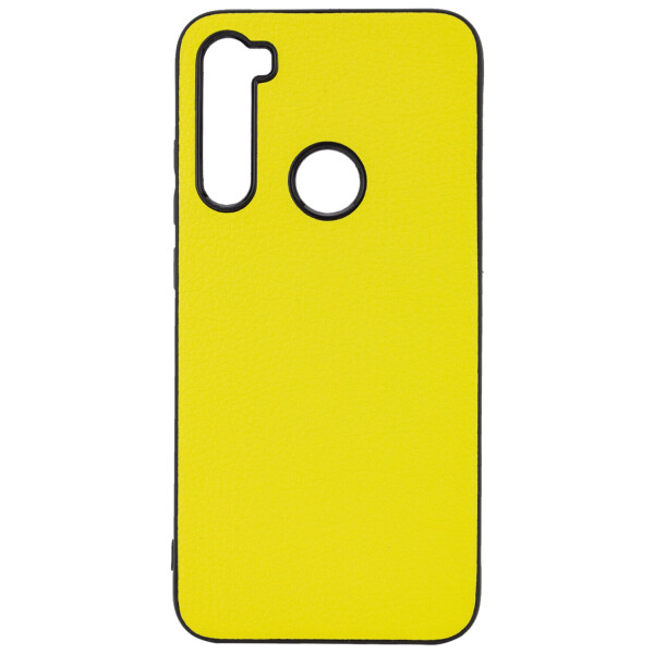 

Противоударный Защитный Кожаный Чехол - Накладка Epik Vivi series для Xiaomi Redmi Note 8 Термополиуретановый / Фактурный / Желтый