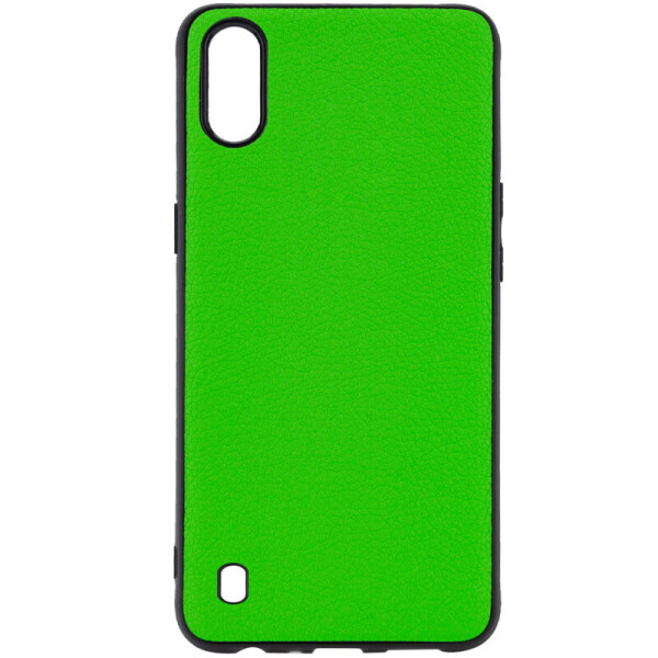 

Противоударный Защитный Кожаный Чехол - Накладка Epik Vivi series для Samsung Galaxy A01 Термополиуретановый / Фактурный / Зеленый