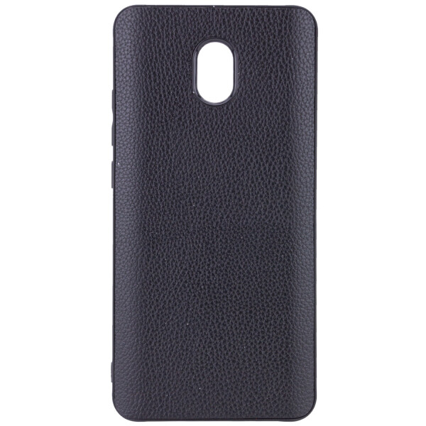 

Противоударный Защитный Кожаный Чехол - Накладка Epik Vivi series для Xiaomi Redmi 8a Термополиуретановый / Фактурный / Черный