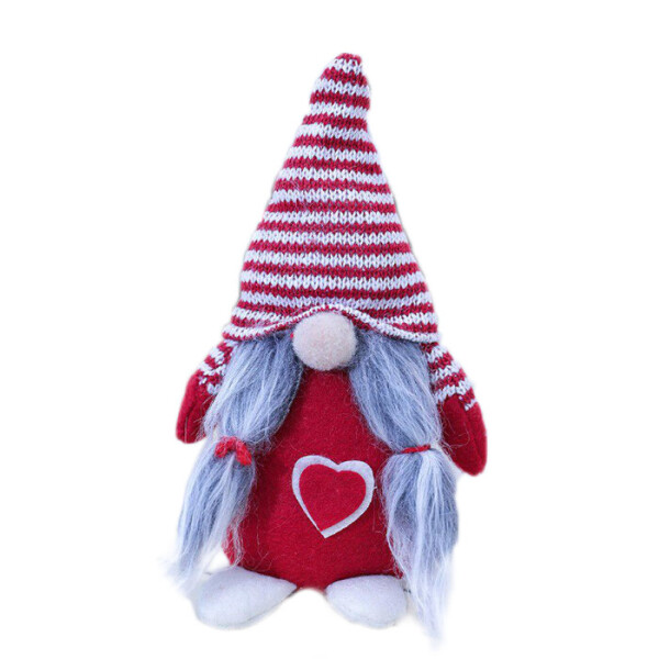 

Гном игрушка оберег для дома, цвет красный NewDWay (2703)