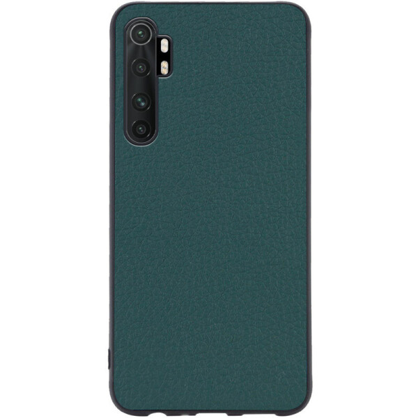 

Противоударный Защитный Кожаный Чехол - Накладка Epik Vivi series для Xiaomi Mi Note 10 Lite Термополиуретановый / Фактурный / Зеленый / Pine green