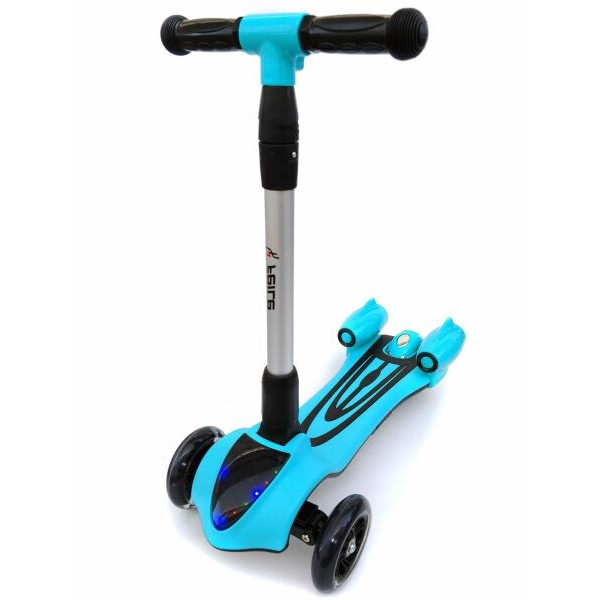 

Детский самокат Scooter с Музыкой Дымом Подсветкой и Синий (s1112)