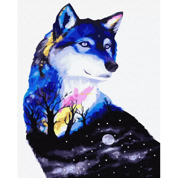 

Картина по номерам. Rainbow Art Тайна волка GX32341-RA