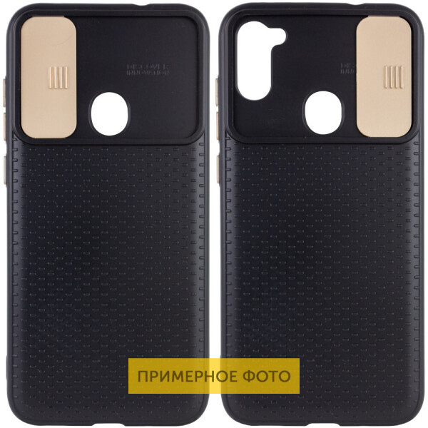 

Противоударный Защитный Чехол - Накладка Epik Camshield Black для Xiaomi Redmi Note 9 / Redmi 10X Термополиуретановый / со Шторкой для Камеры / Черный / Золотой