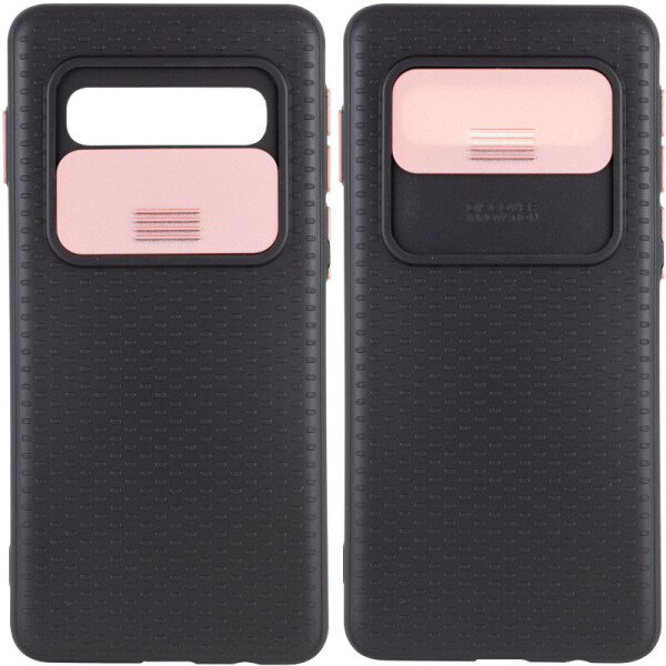 

Противоударный Защитный Чехол - Накладка Epik Camshield Black для Samsung Galaxy S10 Термополиуретановый / со Шторкой для Камеры / Черный / Rose Gold