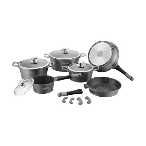 

Набор посуды Royalty Line RL ES-1014M silver 14 pcs