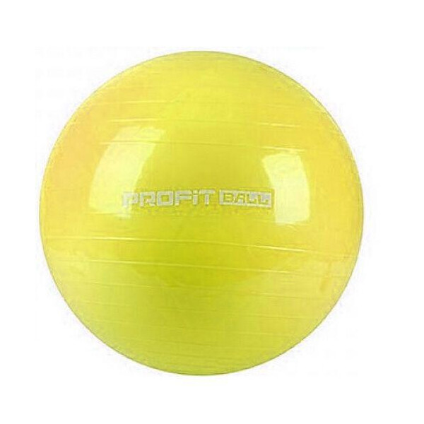 

Мяч для фитнеса Фитбол Profit 75 см усиленный 0383 Yellow