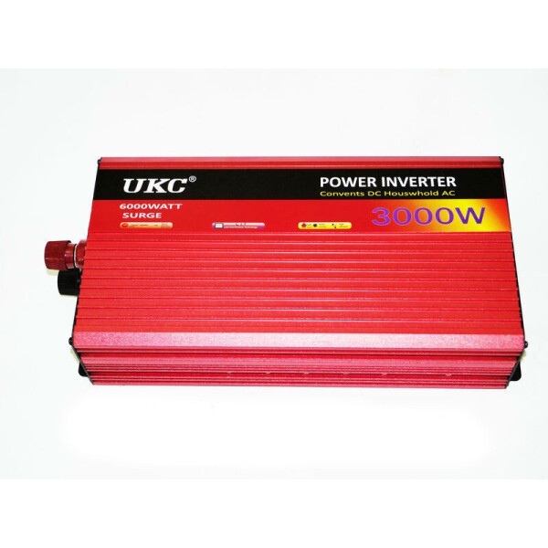 

Преобразователь авто инвертор UKC 24V-220V AR 3000W c функции плавного пуска