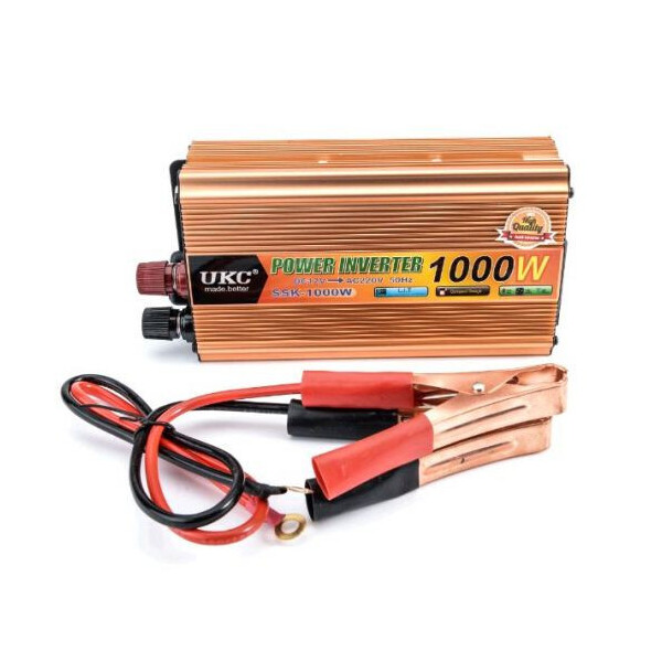

Преобразователь авто инвертор UKC 24V-220V 1000W (51779)