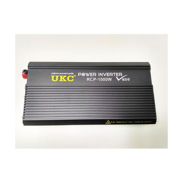 

Профессиональный преобразователь инвертор UKC 12V-220V RCP 1500W (56202)