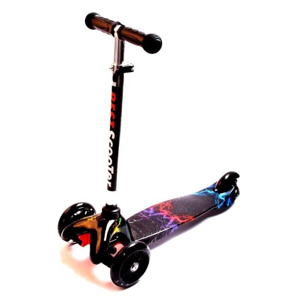 

Трехколесный детский самокат 21st Scooter Mini Print Молния (s21m-27)