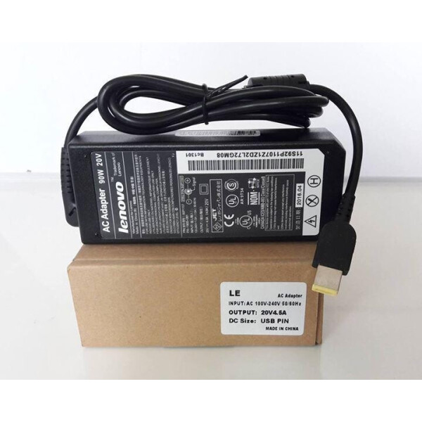 

Блок питания для ноутбука Lenovo 20V 4.5A 90W USB Square pin