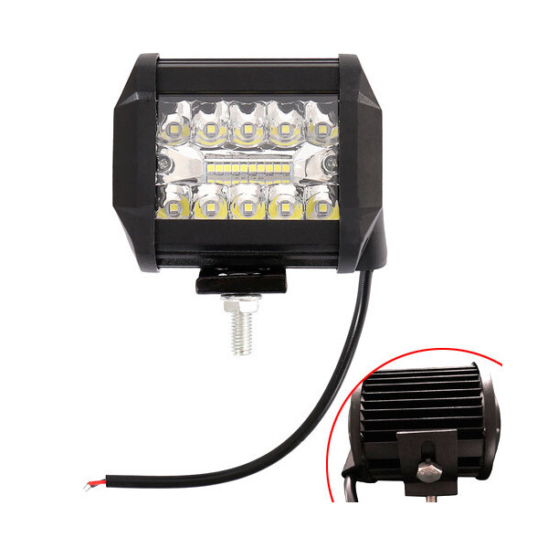 

Светодиодная LED панель фара дополнительного света для авто 4” 12В 60Вт