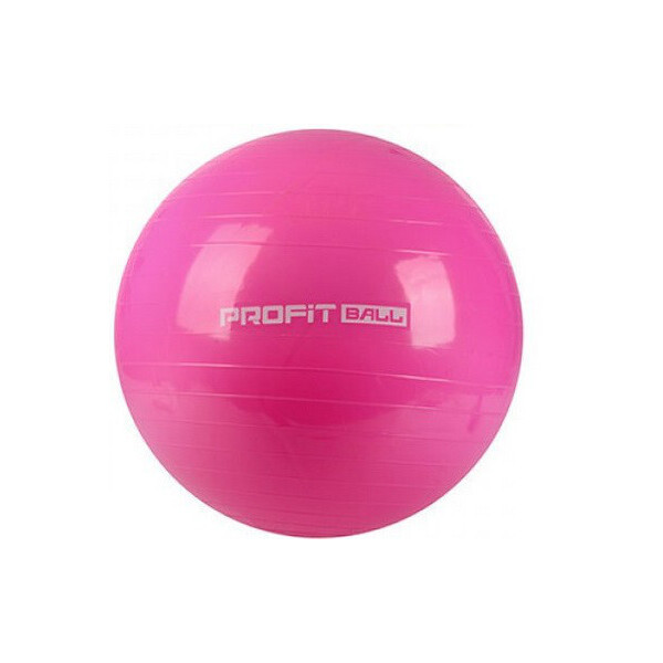 Акція на Мяч для фитнеса Фитбол Profit 65 см усиленный 0382 Pink від Allo UA