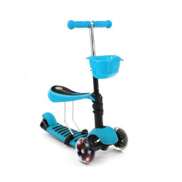 

Трехколесный самокат iTrike беговел 3 в 1 толокар Maxi Scooter JR 3-016 Blue (56153)