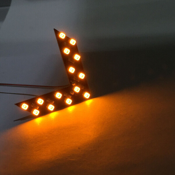 

LED указатели поворота зеркала заднего вида, желтые, пара
