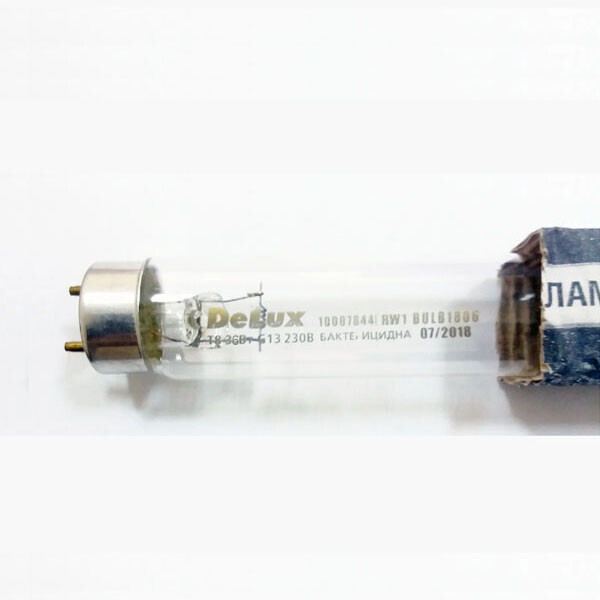 

Лампа бактерицидная Delux ДБ-36 36W G13 Boric Germicidal