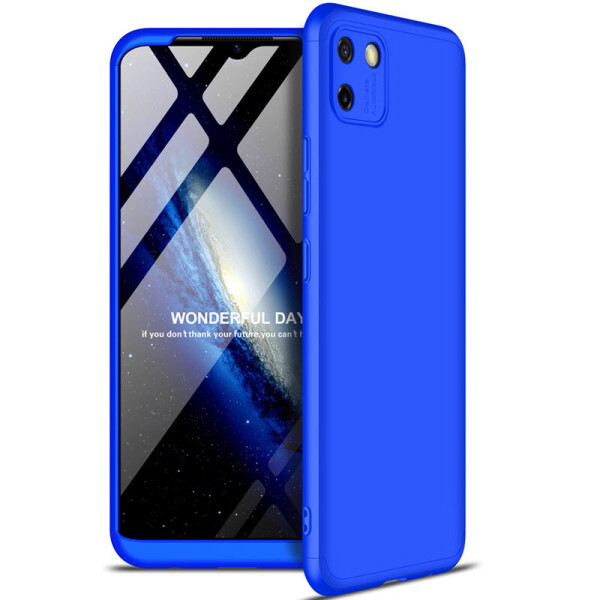 

Противоударный Защитный Чехол - Накладка GKK LikGus для Realme C11 Покрытие 360 Градусов / Поликарбонатный / Синий