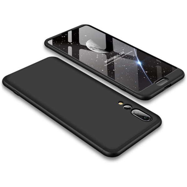 

Противоударный Защитный Чехол - Накладка GKK LikGus для Huawei P20 Pro Покрытие 360 Градусов / Поликарбонатный / Черный