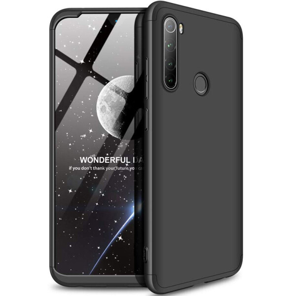 

Противоударный Защитный Чехол - Накладка GKK LikGus для Xiaomi Redmi Note 8T Покрытие 360 Градусов / Поликарбонатный / Черный