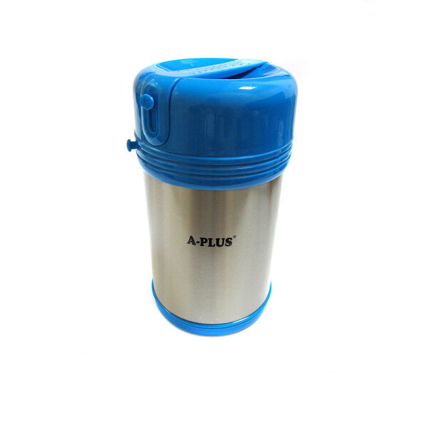 

Термос пищевой металлический 2л 3 в 1 A-plus 1668 Blue