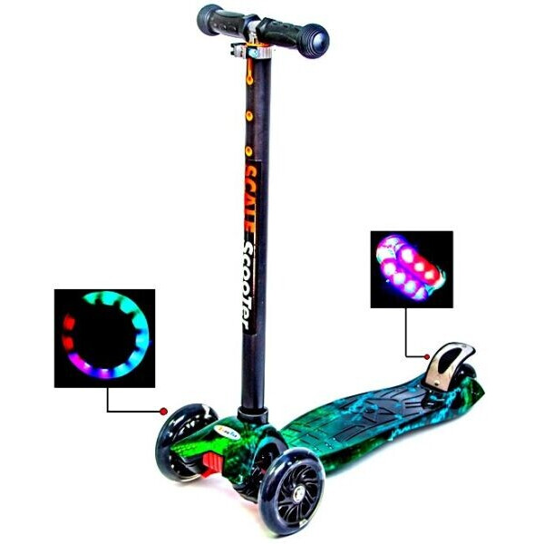 

Детский Трехколесный самокат Scooter MAXI PRINT Химия (sc138)