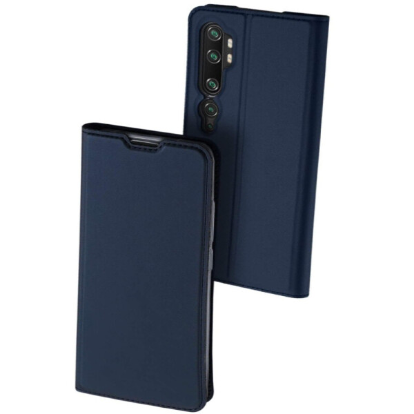 

Противоударный Защитный Кожаный Чехол - Книжка с Подставкой Dux Ducis для Xiaomi Mi 10 / Mi 10 Pro Силиконовый / с Визитницей / Синий