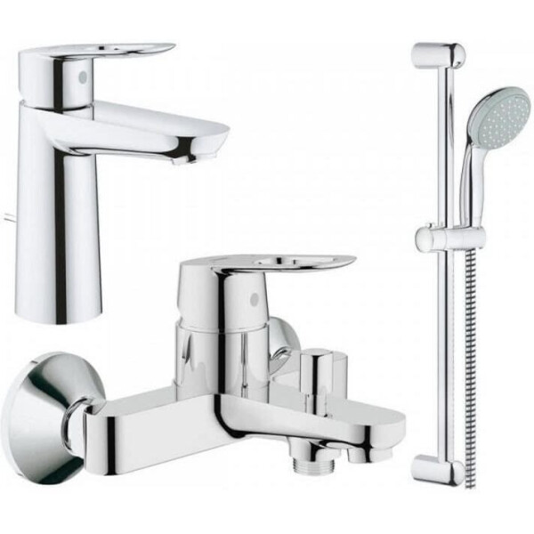 

Набор смесителей для умывальника , ванны и душевая стойка M-Size Grohe BauLoop 123215M