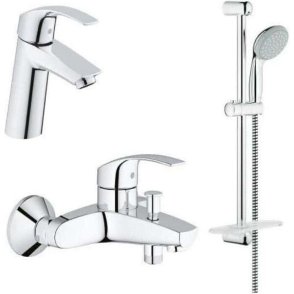 

Набор смесителей для умывальника , ванны и душевая стойка M-Size Grohe Eurosmart 123246M