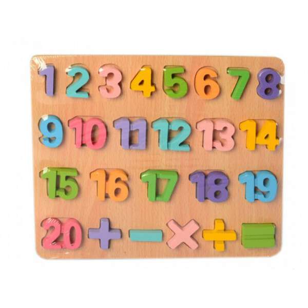 

Деревянная игрушка Рамка-вкладыш MD 2215 цифры (MD 2215-1)