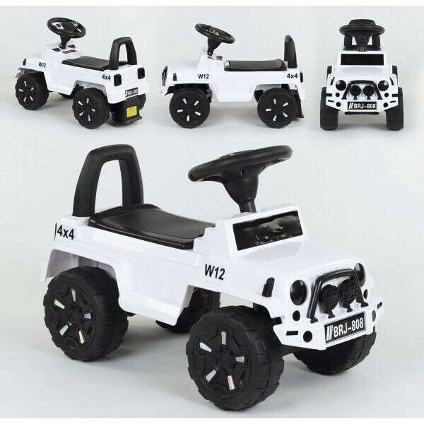 

Машинка толокар для ребенка Joy Toy JEEP Белый (tk114)