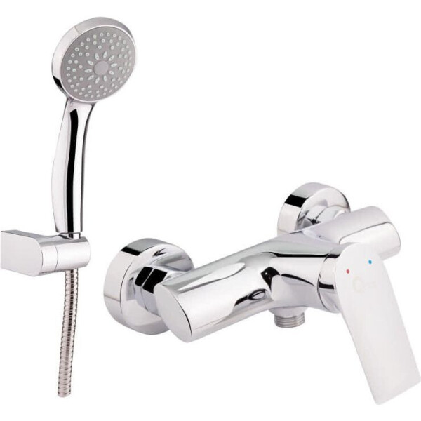 

Смесители для душа одно рычажный , настенный с латунь/литой , цвет-хром , от бренда Q-tap серий Elegance CRM 010