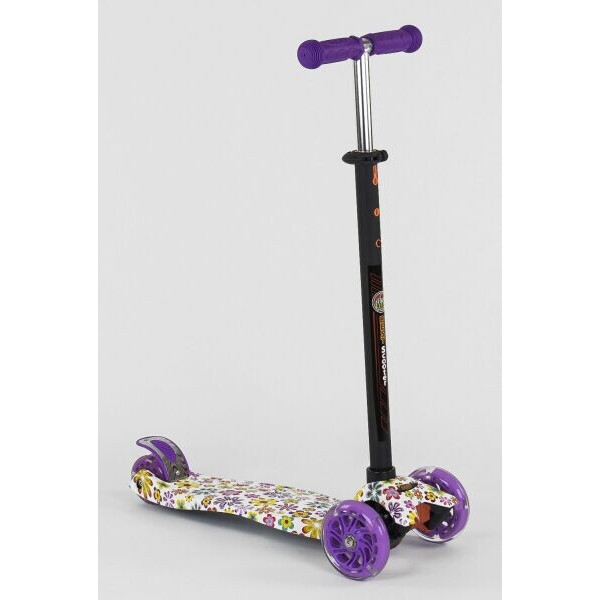 

Трехколесный самокат Best Scooter MAXI PRINT Цветы Дрим (sc518)