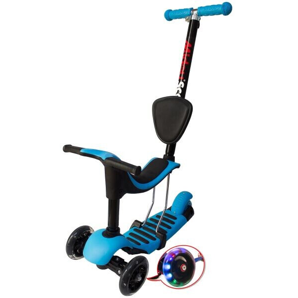 

Трехколесный самокат с сиденьем 5 в 1 Scooter Trio Синий (sa1112)