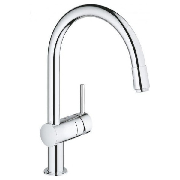 

Смеситель для кухни Grohe EX Minta 32918000 выдвижной излив Хром