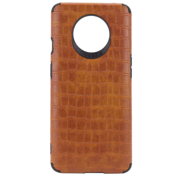 

Противоударный Защитный Кожаный Чехол - Накладка Epik Vivi Crocodile series для OnePlus 7T Поликарбонатный / с эффектом Кожи Крокодила / Светло-коричневый